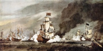Texel marin Willem van de Velde le Jeune Peinture à l'huile